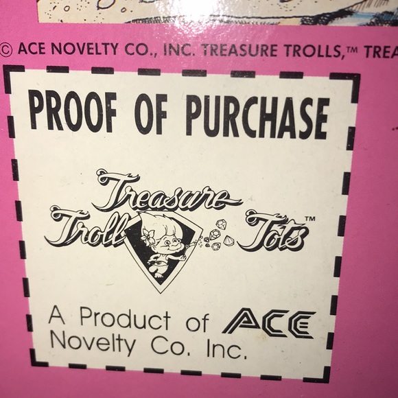 Vintage Treasure Troll Tot Doll - Picture 9 of 9